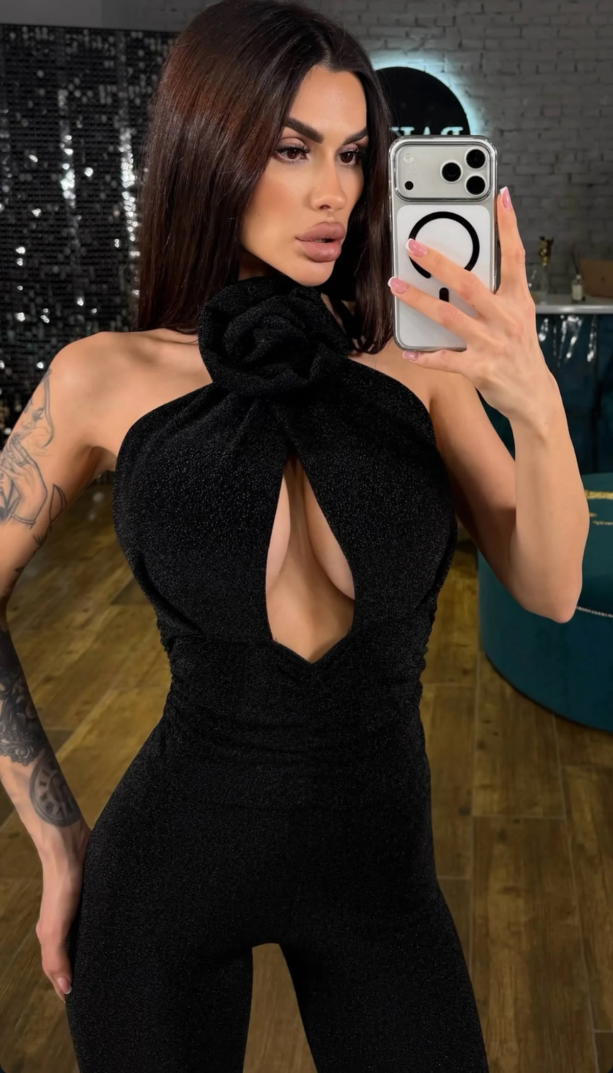 ROSE JUMPSUIT - BLACK